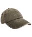Casquette 100% Coton Adulte Unisexe Vert Olive Gris Result-1