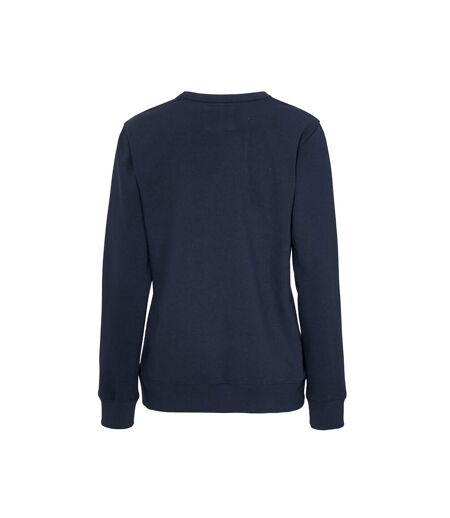 Womens/ladies Crew Neck Sweatshirt Navy Cottover