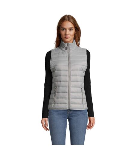 Veste Sans Manches Wave Femme Gris Métal SOLS