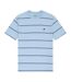 T-shirt Motif/style À Rayures Verri Homme Bleu Clair Ellesse-1