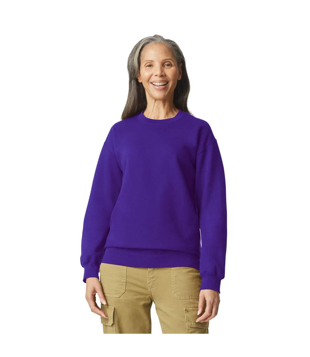 Sweat Softstyle Adulte Violet Gildan-1