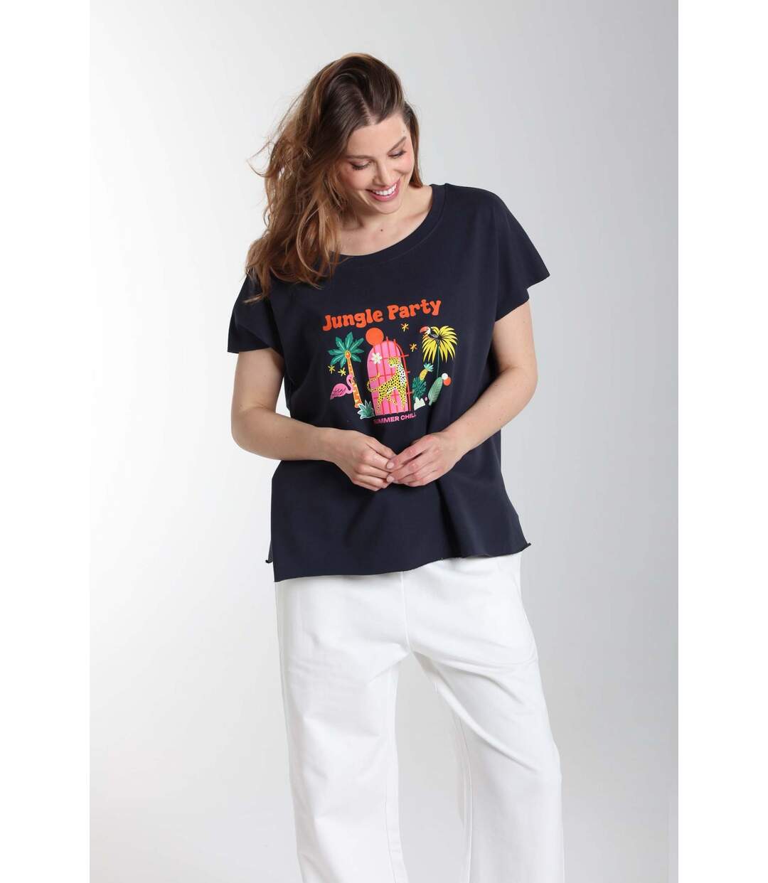 Sweat Molleton Sans Manches Femme Teehiti   Avec Col Rond | Gerard Pasquier-2
