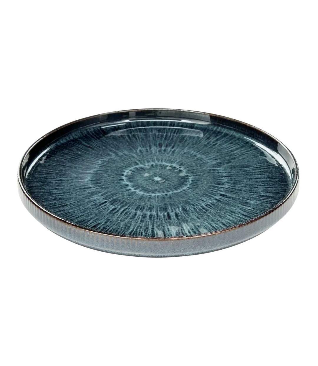 Lot de 6 Assiettes à Dessert Eva 21cm Bleu-2