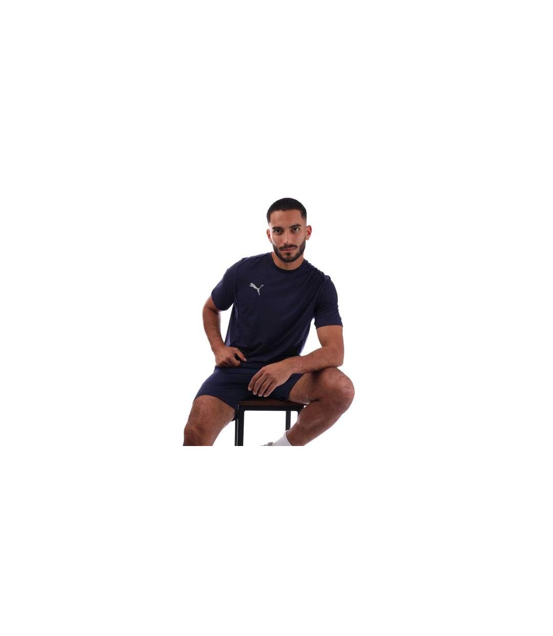 T-shirt Teamfinal Casuals Homme Bleu Marine Puma-1