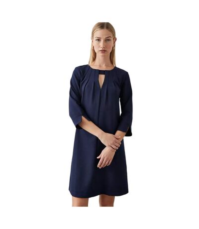 Principles Womens/Ladies Pleated Front Dress (Navy) - UTDH6044
