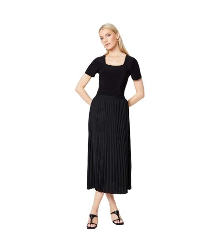 Womens/ladies pleated skirt black Principles