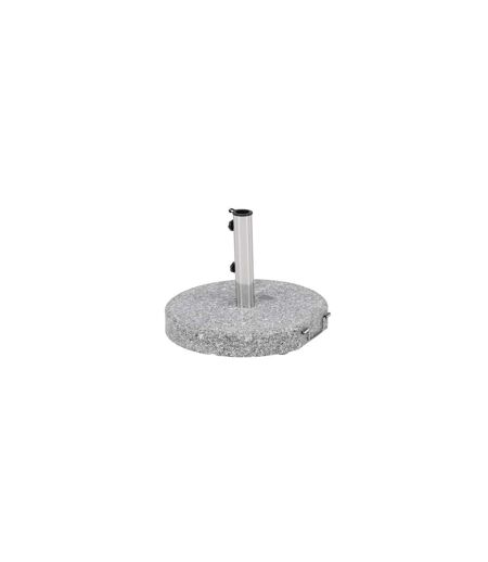 Pied de Parasol Moucheté Rond Stathera 50cm Gris