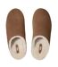 Womens/ladies chrissie suede shearling slippers tan FitFlop-3