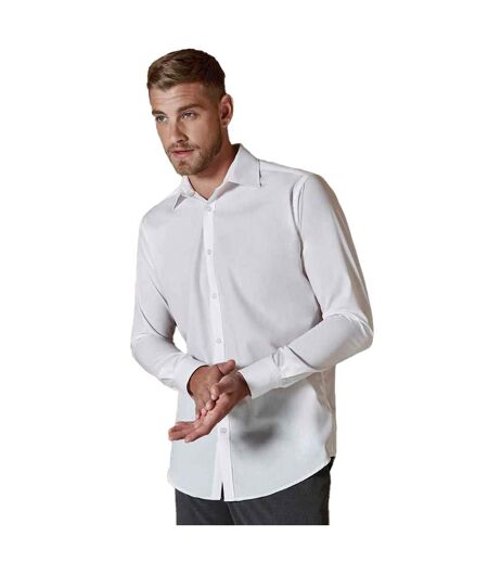 Chemise Manches Longues Homme Blanc Kustom Kit