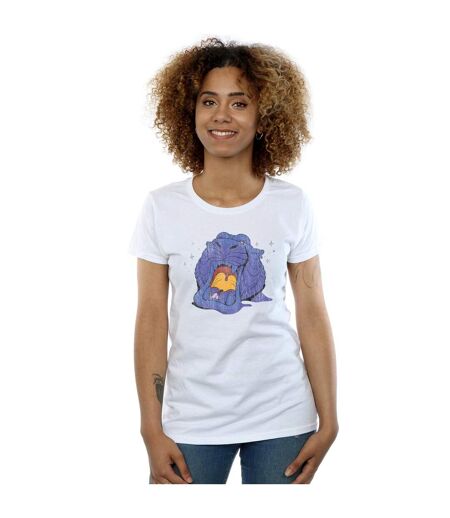 Disney - T-shirt ALADDIN CAVE OF WONDERS DISTRESSED - Femme (Blanc) - UTBI15588