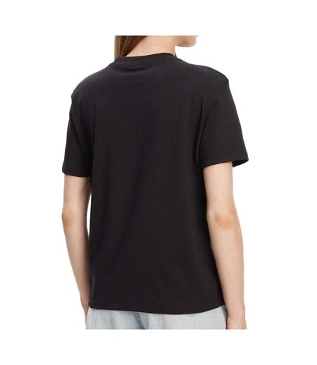 T-shirt noir femme calvin klein jeans ss 20s classic logo - xs
