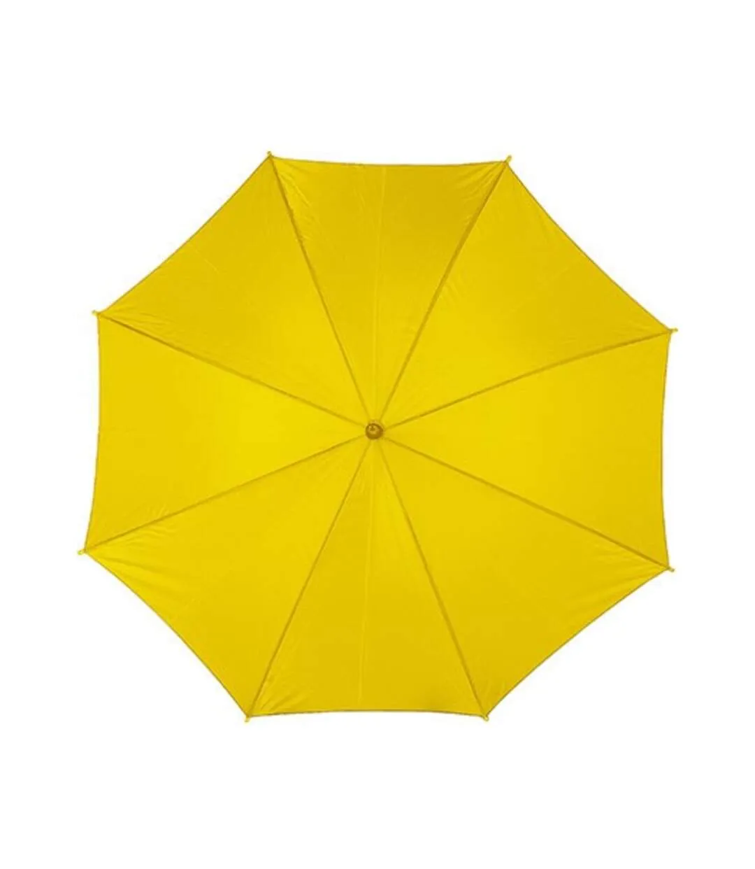 Parapluie Droit Motif/style Poignée En Bois Cork 89 Cm X 103 Cm Jaune L-Merch-1