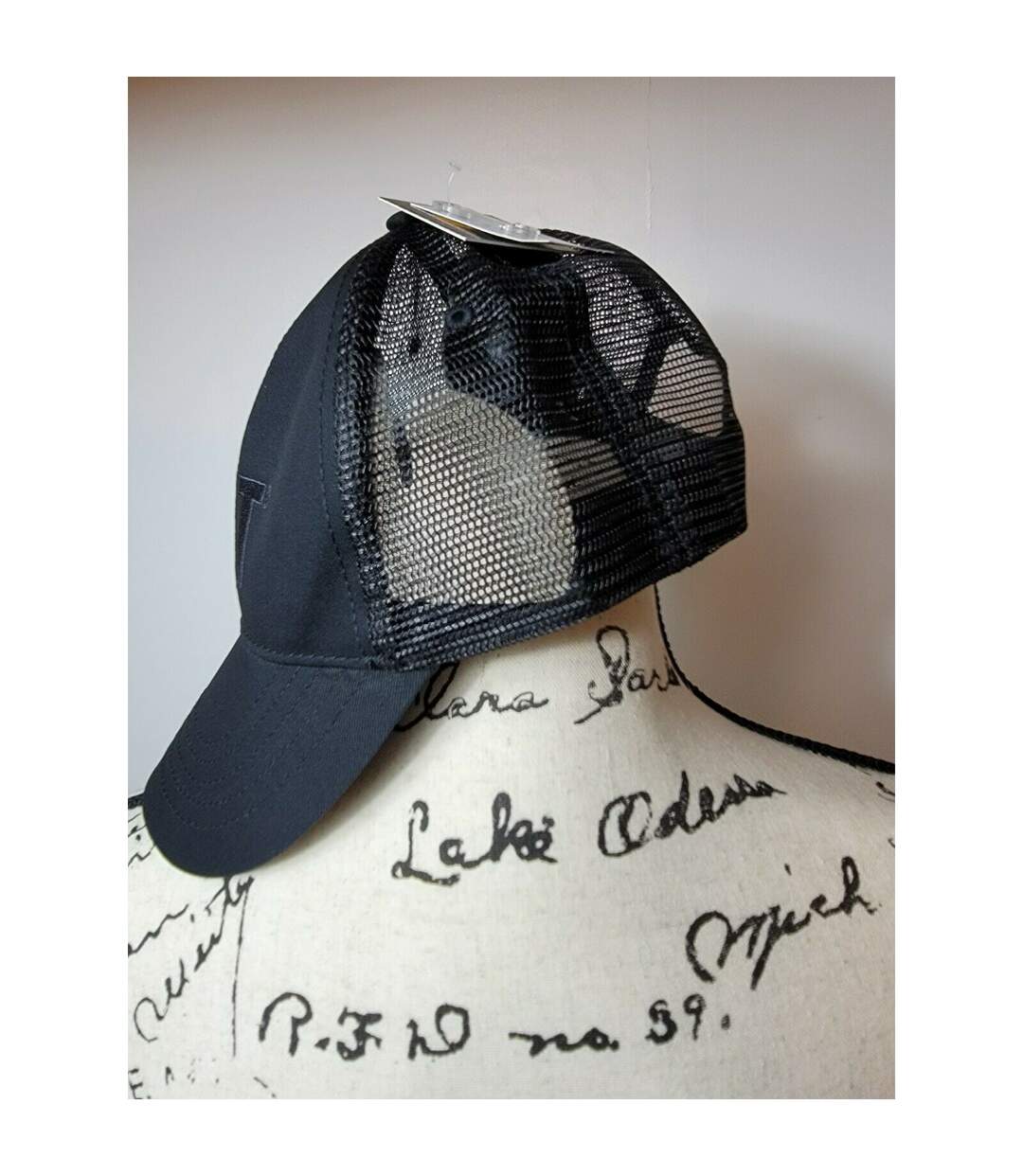 Logo Baseball Cap Black Caterpillar-3