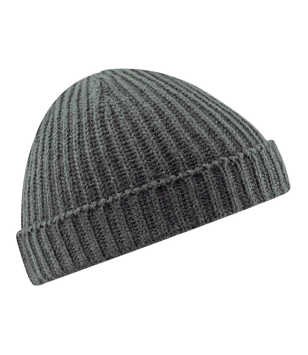 Beechfield Unisex Retro Trawler Winter Beanie Hat (Smoke Grey) - UTRW246-1