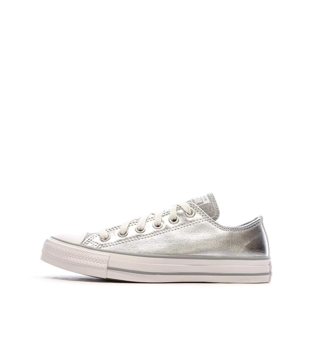 Baskets argentées femme converse chuck taylor all star a05433c-1