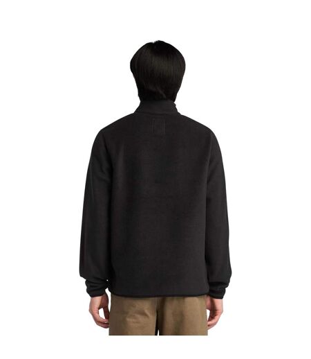 Mens Mt Willard Quarter Zip Fleece Top Black Timberland