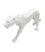 Statuette Déco en Résine Panthère 70cm Blanc-5