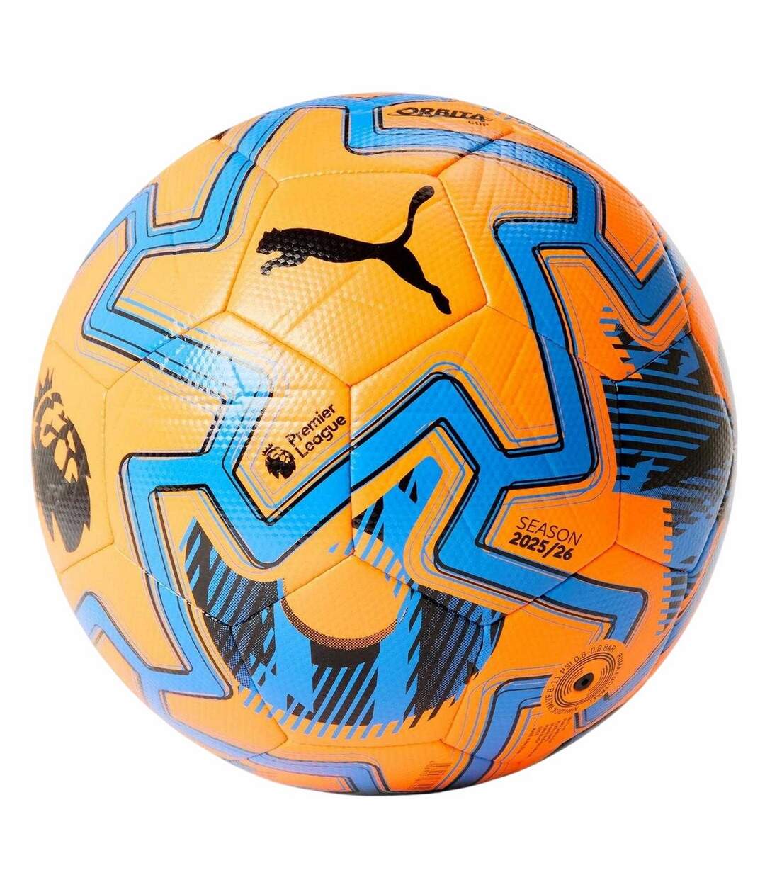 Unisex Adult Geometric Pattern Match Football 5 Orange Blue Puma-1