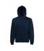 Sweatshirt À Capuche Et Fermeture Zippée Homme Bleu Marine Profond Fruit Of The Loom-1