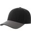 Unisex Adult Liberty Sandwich 6 Panel Sustainable Cap Black Grey Atlantis-1