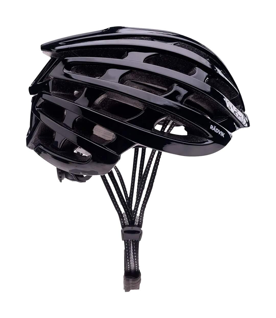 Casque De Cyclisme Sur Route Peleton L Noir Brillant Radvik-3