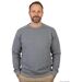 CHALLENGER E213 — Sweat col rond gris chiné : le confort incontournable au quotidien-3