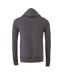 Sweat capuche unisexe gris foncé chiné Bella + Canvas