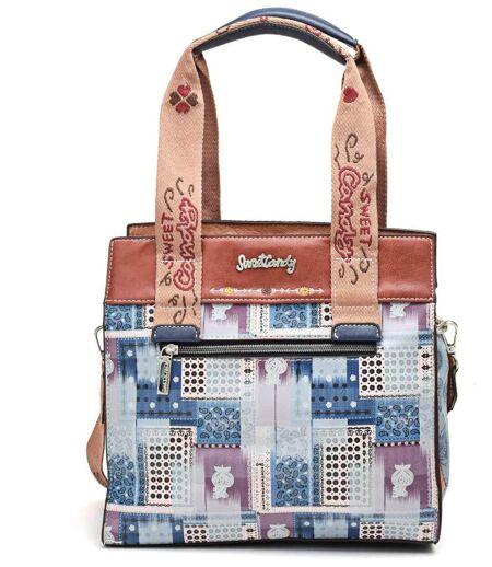 Sac à  Main Chic Bleu avec Poignées Confortables pour Femme