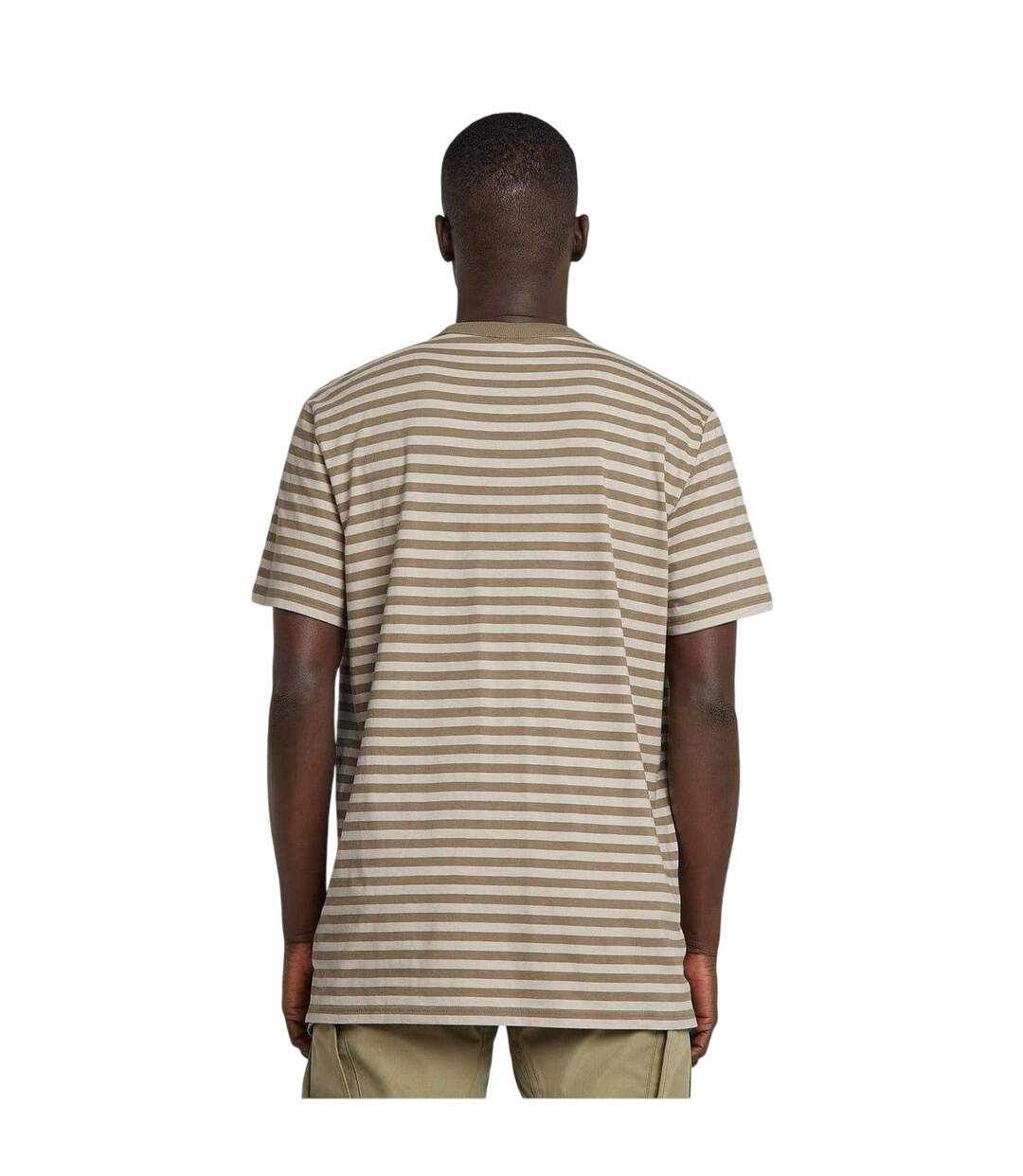 T-shirt Motif/style À Rayures Homme Vert G-Star-3