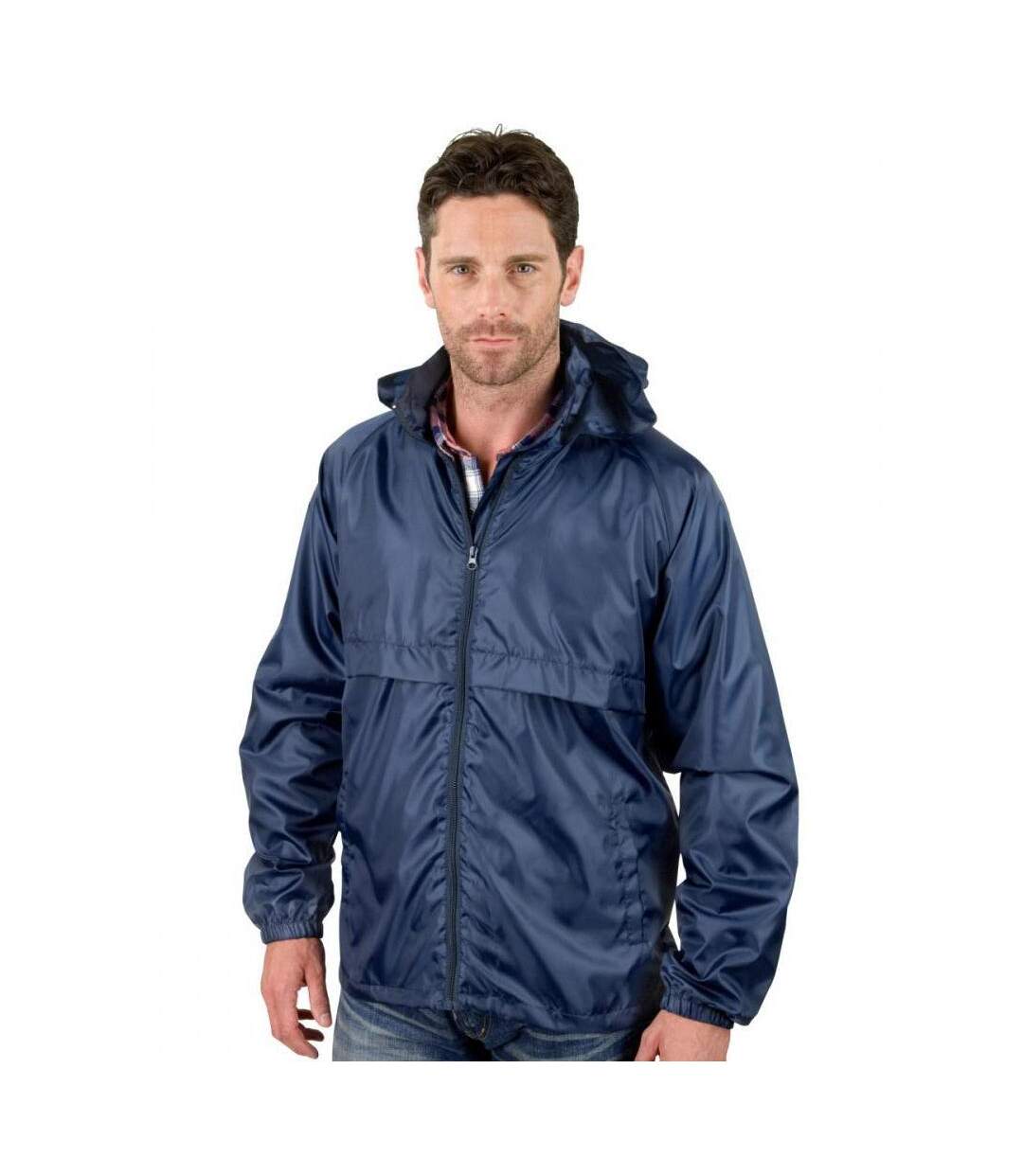 Core Veste Légère Hydrofuge Coupe-vent Homme Bleu Marine Result-1
