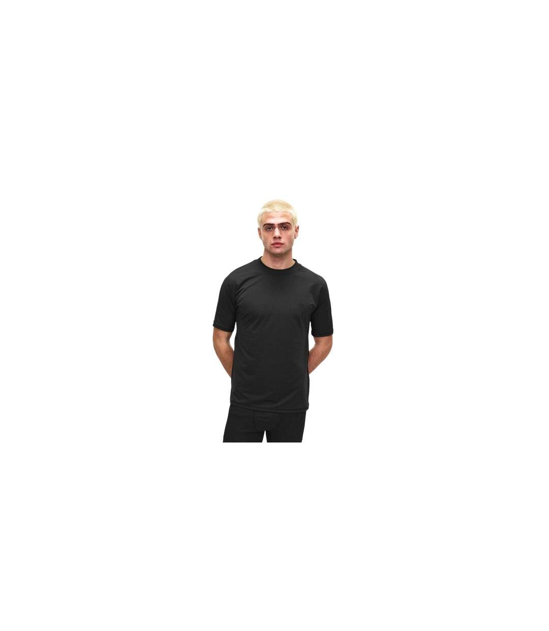 Mens Rubberised Logo Training T-shirt Black Couture Club-1