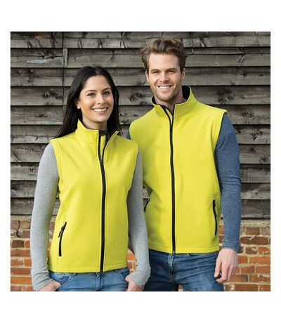 Veste Softshell Sans Manches Femme Jaune Noir Result