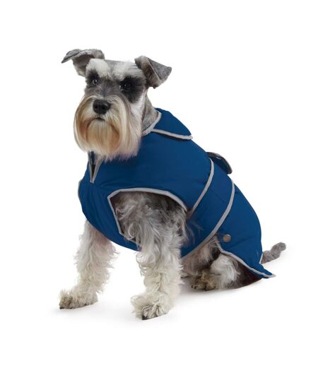 Ancol Pet Products Muddy Paws Stormguard Reflective Dog Coat (Extra Large) (Blue) - UTVP1071