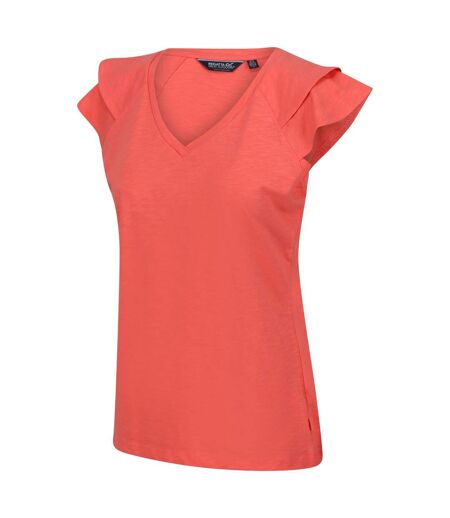 T-shirt ferra femme pêche foncé Regatta