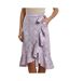 Jupe violette à fleurs femme vero moda smilla-1