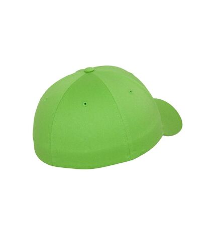 Casquette peignée wooly unisexe vert clair Flexfit