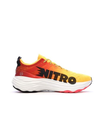 Chaussures de running orange femme puma foreverrun nitro fade