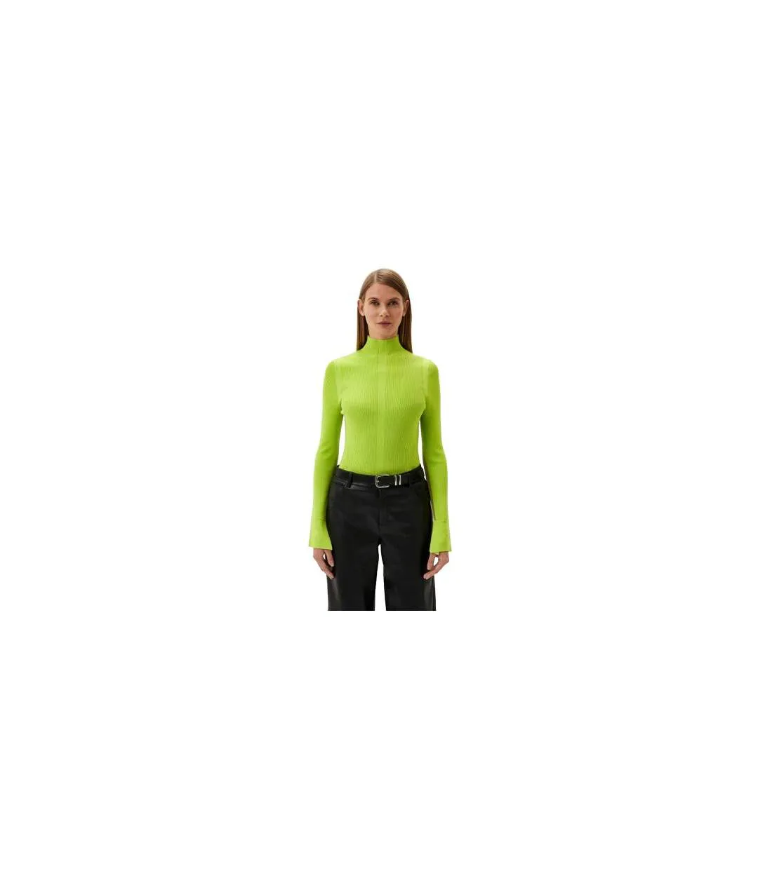 Sweat Manches Longues Frescia Femme Jaune Vif Boss-1