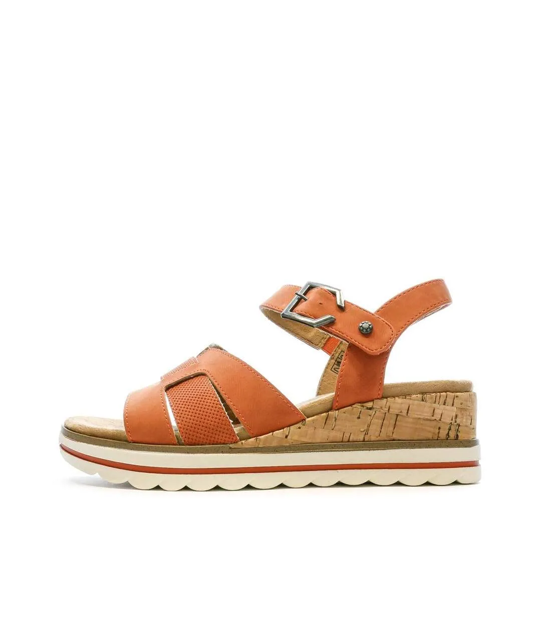 Sandales orange femme relife hursul-1
