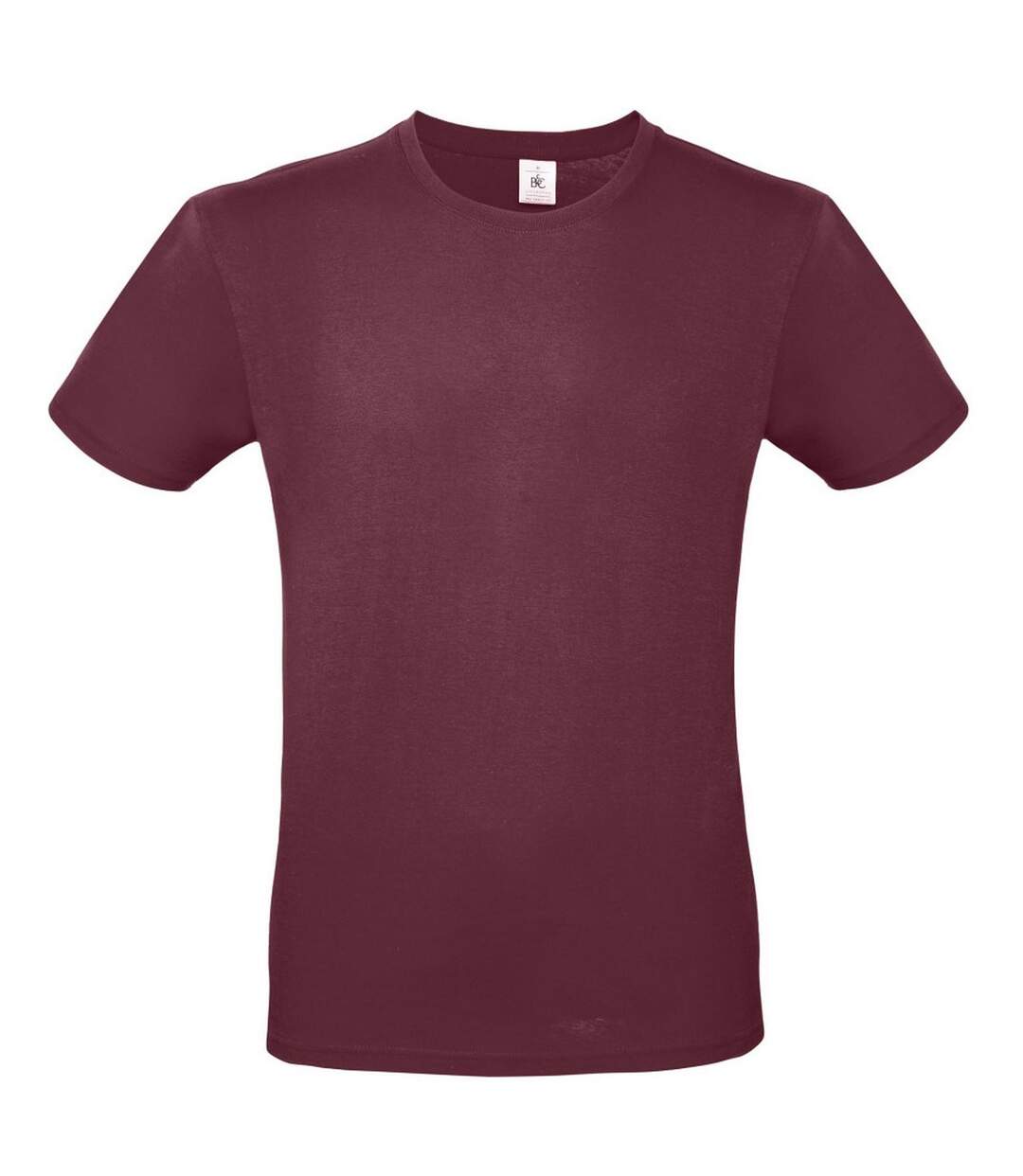 Tee-shirt B&c Mens #e150 Bordeaux B And C-1