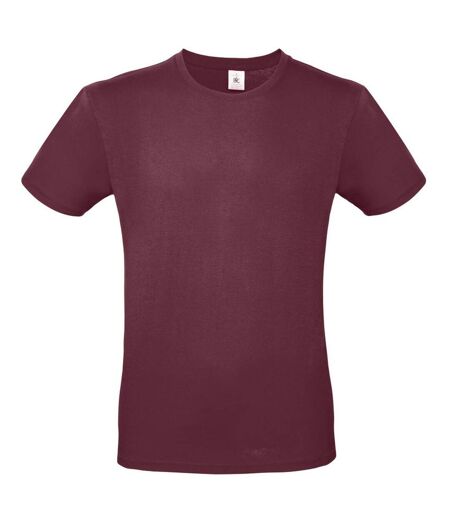 Tee-shirt B&c Mens #e150 Bordeaux B And C