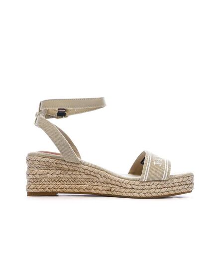 Sandales beiges femme tommy hilfiger espad