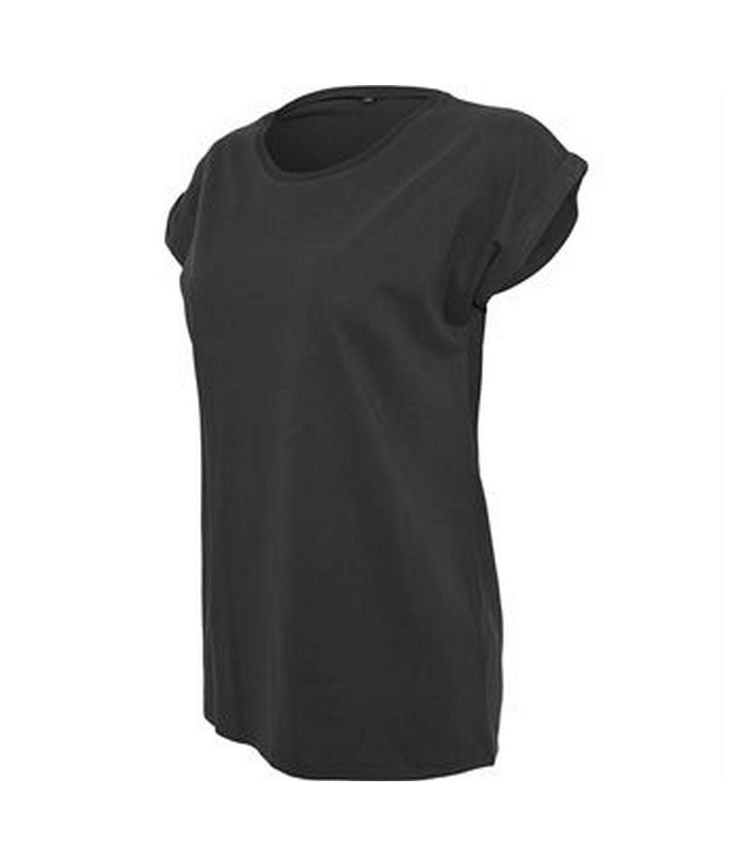 Womens/ladies t-shirt black Build Your Brand