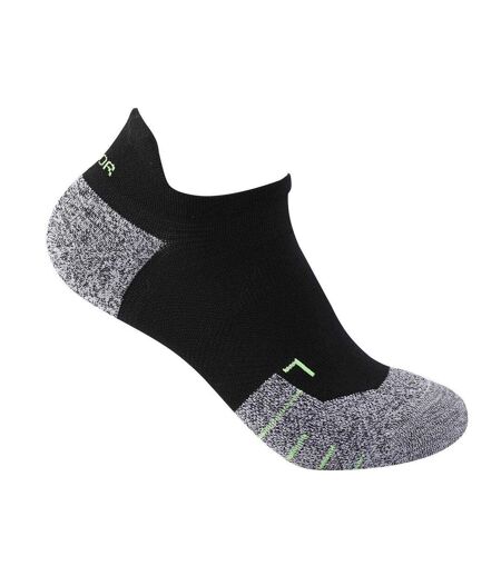 Womens/ladies Logo No-show Socks Black Karrimor