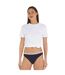 Pack Of 3  Womens/ladies Logo Cotton Briefs  Grey White Black Tommy Hilfiger-3