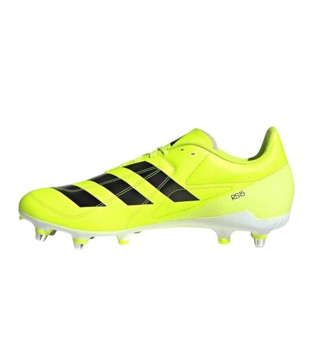 Mens Rs15 Elite Soft Ground Rugby Boots Yellow Black Adidas