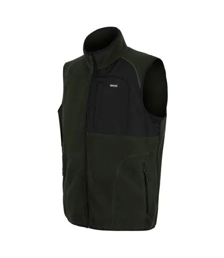 Mens Frankie Borg Body Warmer Dark Khaki Regatta