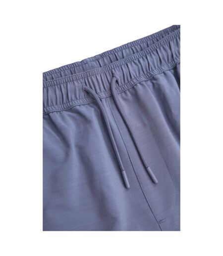 Mens Albie Stretch Active Shorts Blue Animal