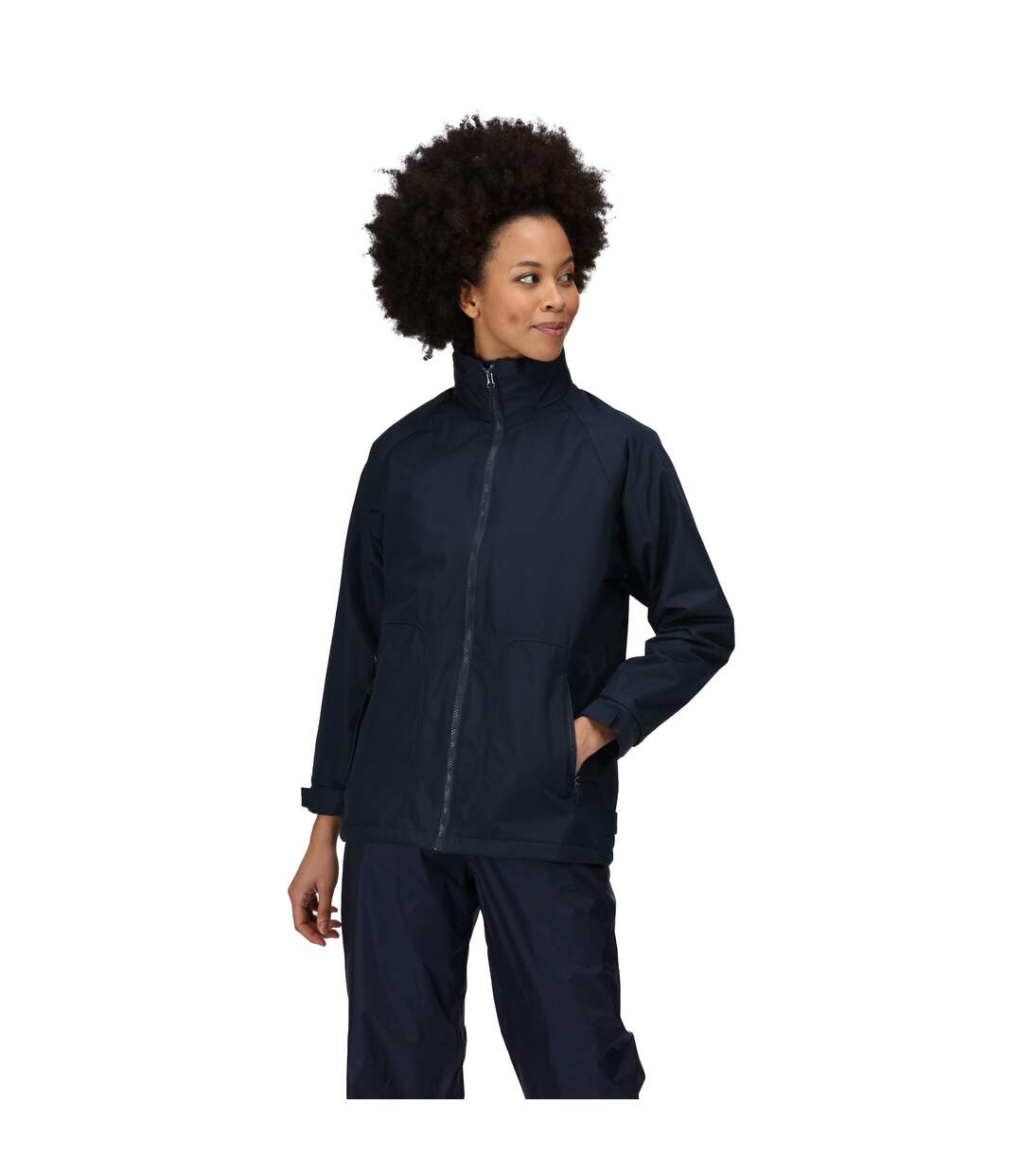 Veste imperméable coupe-vent femmes bleu marine Regatta-3