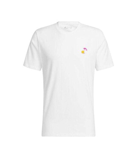 T-shirt Manches Courtes Basket Style Graphique Lil Stripe Spring Break Homme Blanc Adidas